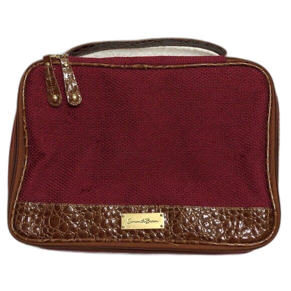 Samantha Brown Travel Case Accessories Cosmetics Carry Bag - Picture 1 of 9
